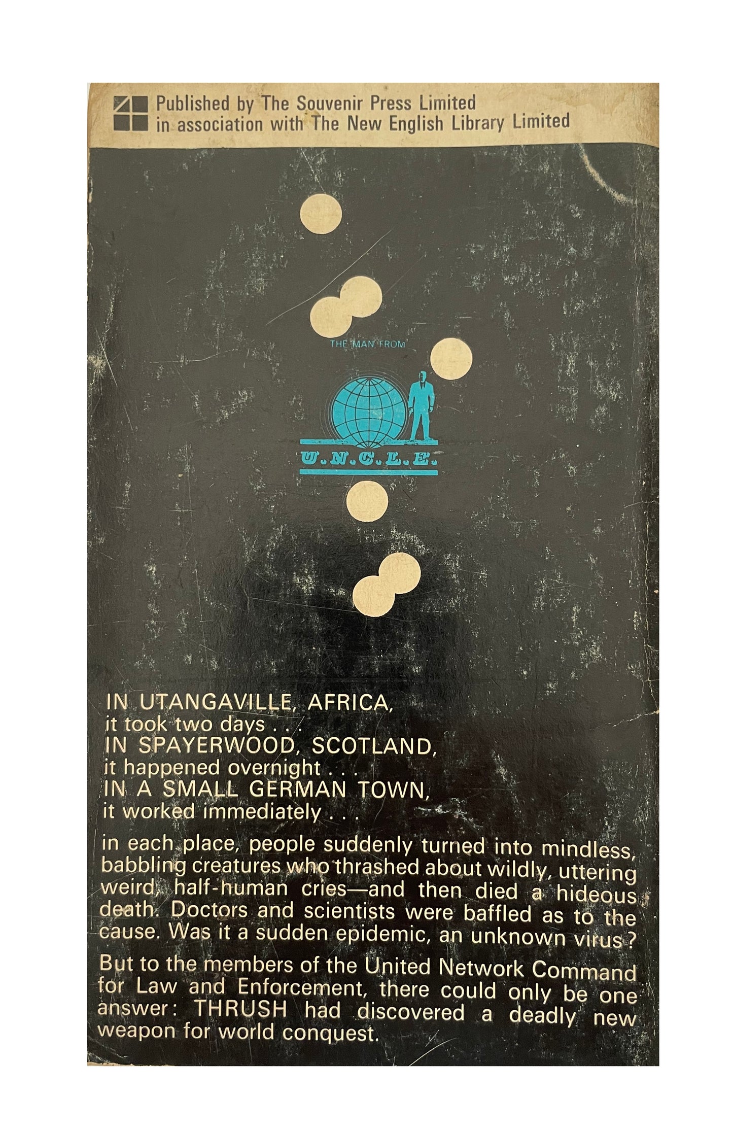 Vintage The Man From U.N.C.L.E Paperback Novel 1966 By Michael Avallone