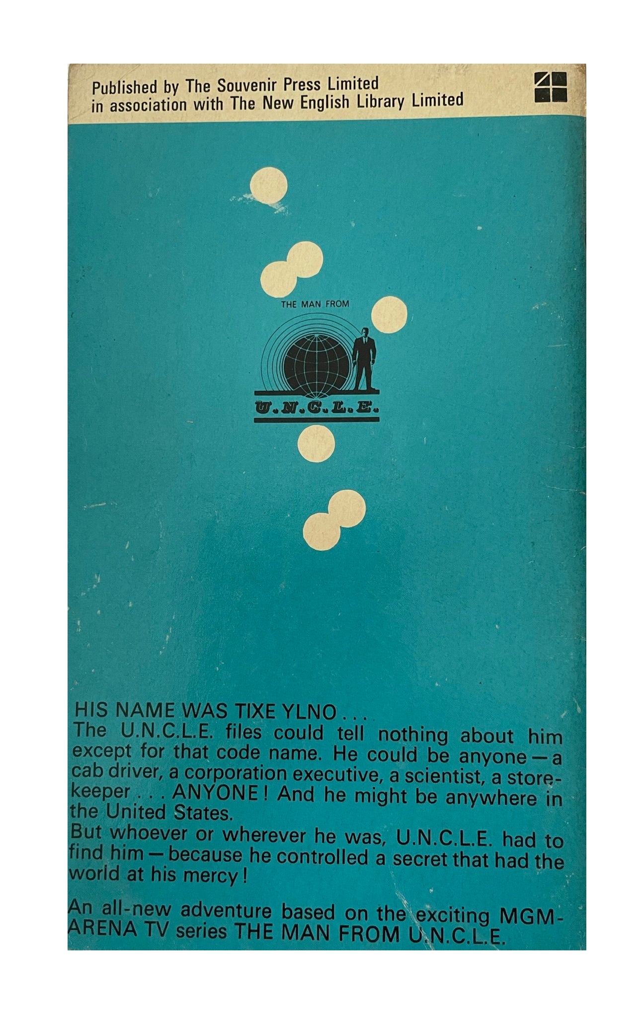 Vintage The Man From U.N.C.L.E The Doomsday Affair Paperback Novel 1966 By Harry Whittingham