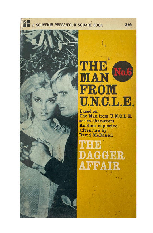 Vintage The Man From U.N.C.L.E The Dagger Affair Paperback Novel 1966 By Peter Leslie