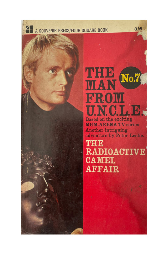 Vintage The Man From U.N.C.L.E The Radioactive Camel Affair Paperback Novel 1966 By Peter Leslie