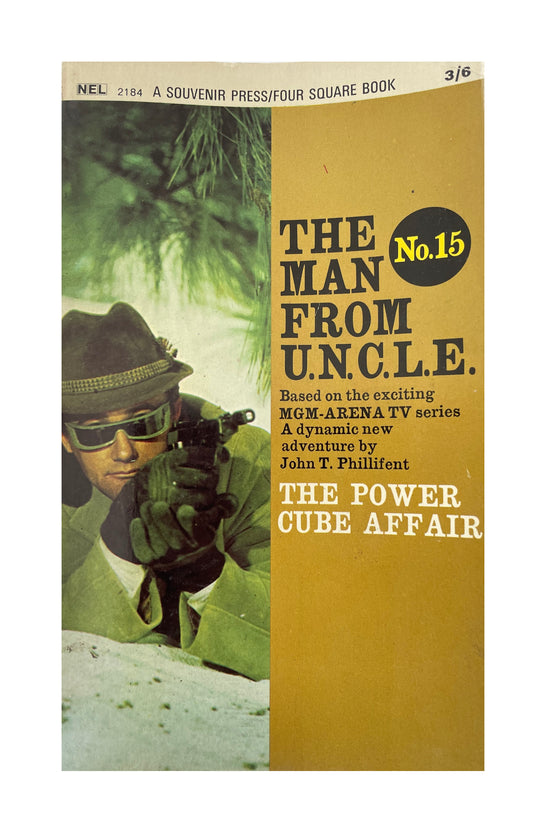 Vintage The Man From U.N.C.L.E The Power Cube Affair Paperback Novel 1968 By John T. Phillifent