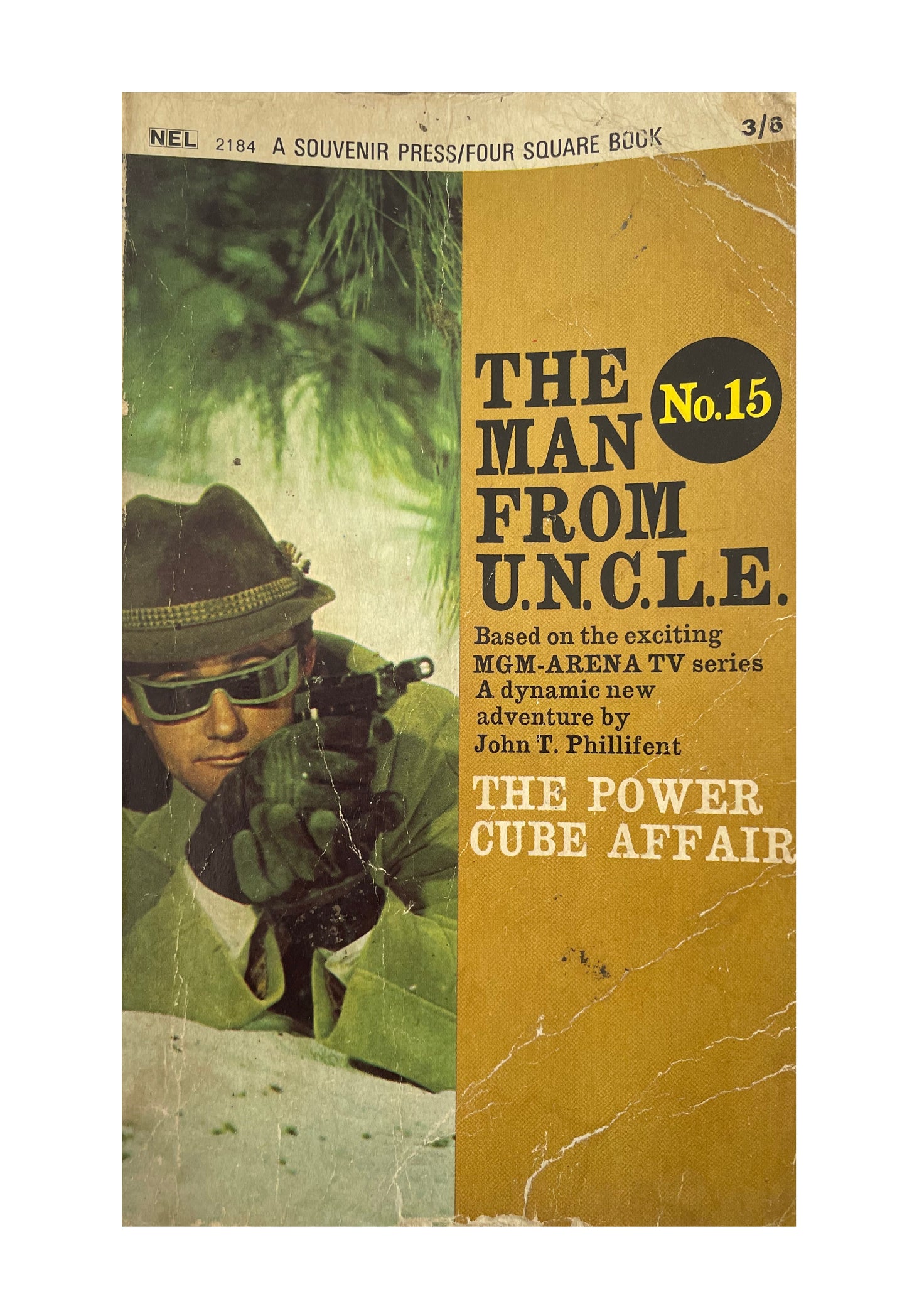 Vintage The Man From U.N.C.L.E The Power Cube Affair Paperback Novel 1968 By John T. Phillifent