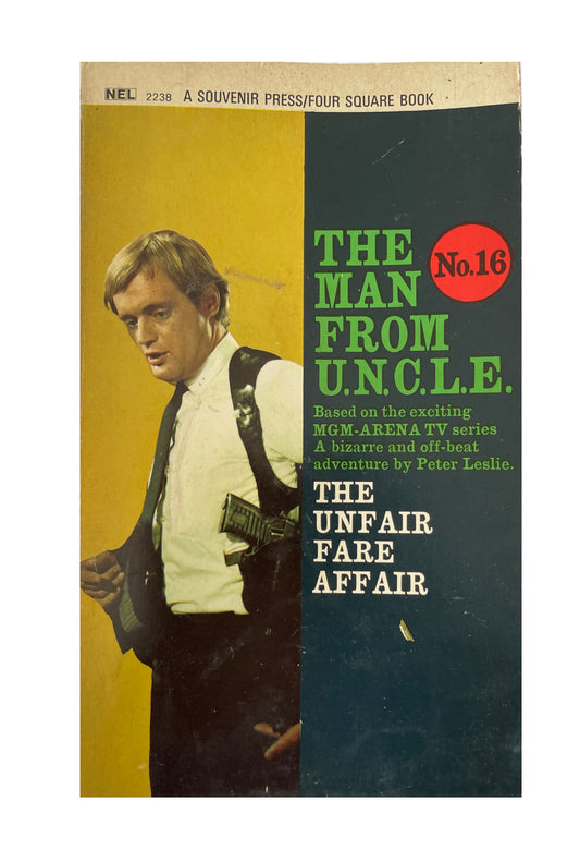 Vintage The Man From U.N.C.L.E The Unfair Fare Affair Paperback Novel 1968 By Peter Leslie