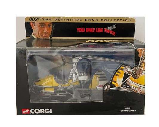 Vintage Corgi 2000 The Definitive James Bond 007 Collection - You Only Live Twice - Gyrocopter 1:36 Scale Die-Cast Vehicle Replica Number 04601