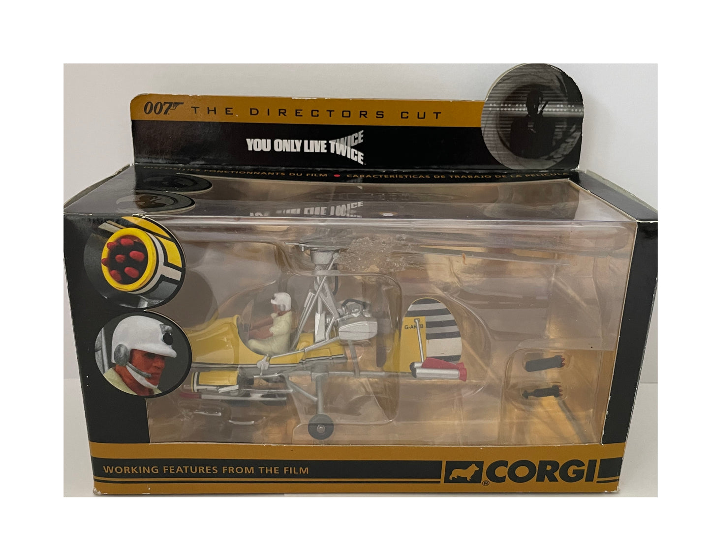 Vintage Corgi 2006 James Bond 007 The Directors Cut Collection - You Only Live Twice - Little Nellie The Gyrocopter