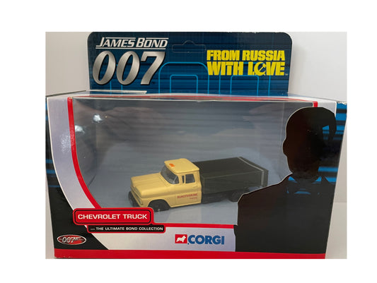 Vintage Corgi 2002 The Ultimate James Bond 007 Collection - From Russia With Love - Chevrolet Truck 1:43 Scale Die-Cast Vehicle Replica Number TY06701