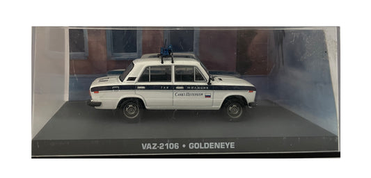 The James Bond Model Auto Car Collection Issue Number 113 - VAZ-2106 Film Scene Russian Police Car - Goldeneye