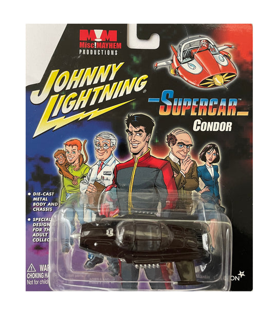 Vintage Johnny Lightning 2003 Gerry Andersons Collectors Limited Edition Supercar Condor Die Cast Model Replica - Brand New Factory Sealed Shop Stock Room Find