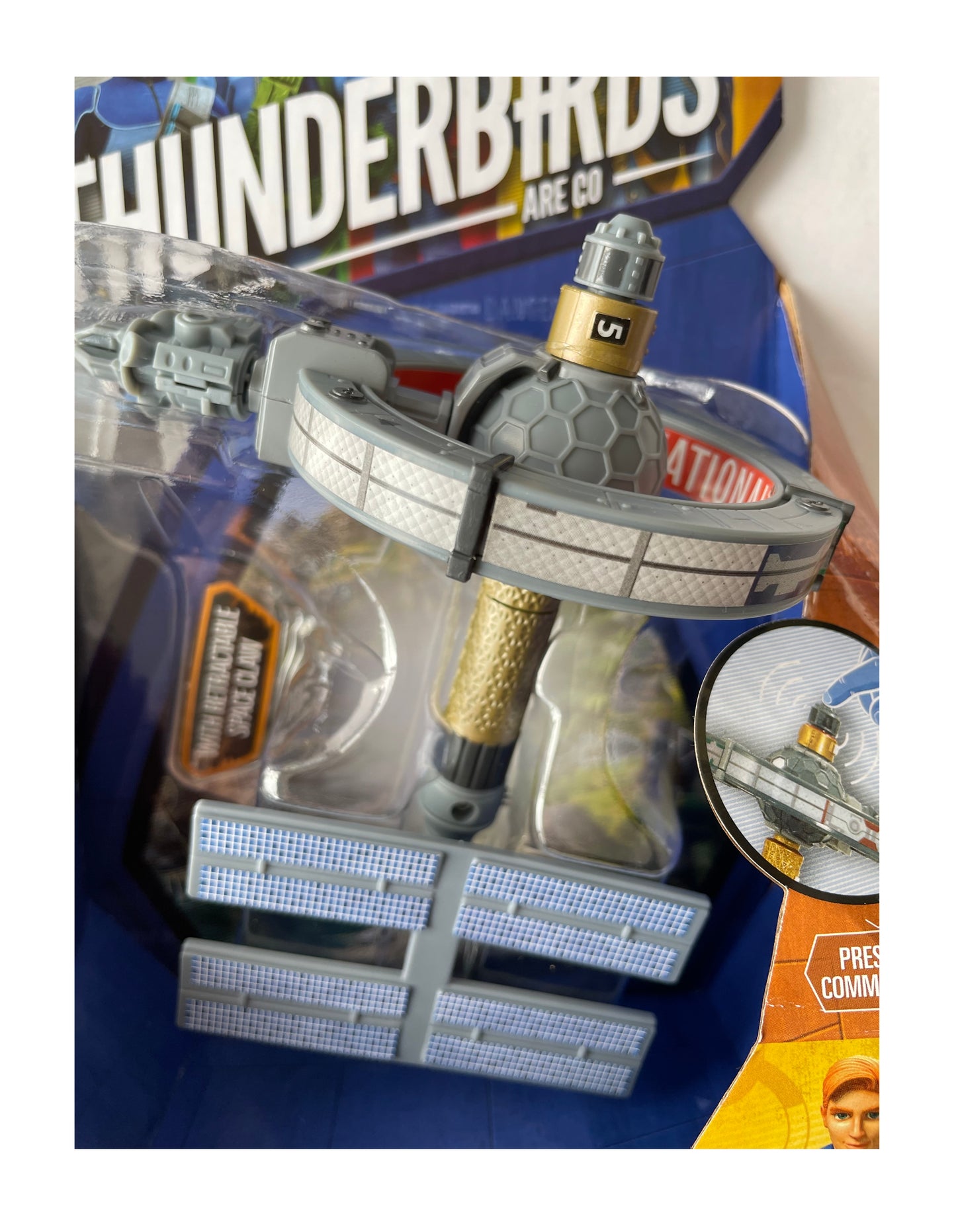 Gerry Andersons - Thunderbirds Are Go -Thunderbird 5 Electronic Space Station With Retractable Space Claw - Factory Sealed Shop Stock Room Find