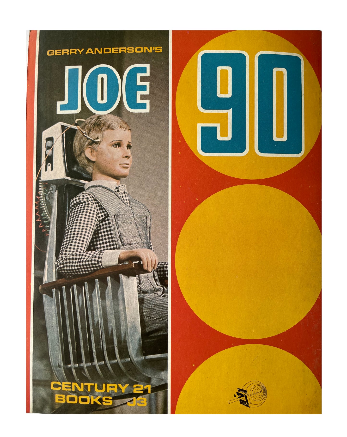 Vintage Gerry Andersons 1968 Ultra Rare Joe 90 Dot To Dot Book - As Seen In The Television Series - Century 21 Publishing - Shop Stock Room Find