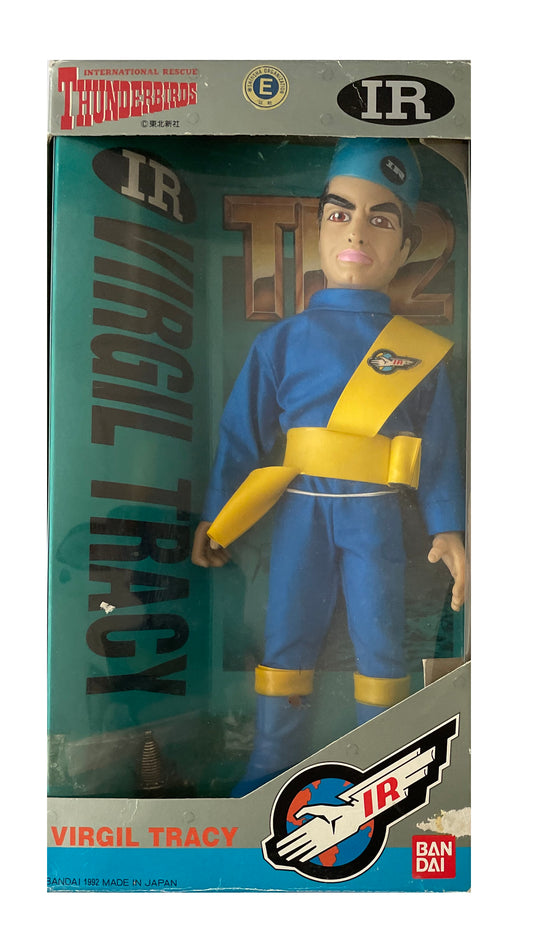 Vintage 1992 Gerry Andersons Thunderbirds Virgil Tracy 9 Inch Action Figure - Thunderbird 2 Pilot - Shop Stock Room Find