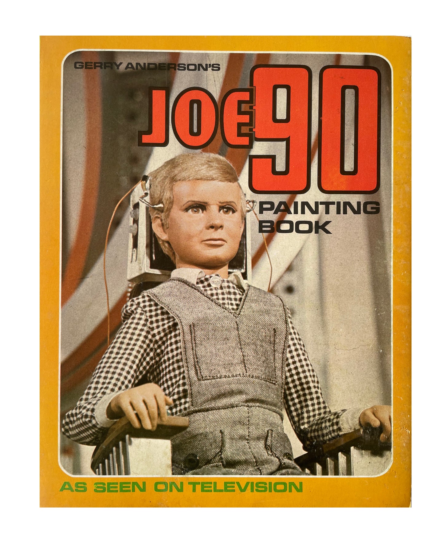 Vintage Gerry Andersons 1968 Ultra Rare Joe 90 Painting Story Book J1- As Seen In The Television Series - Century 21 Publishing - Shop Stock Room Find