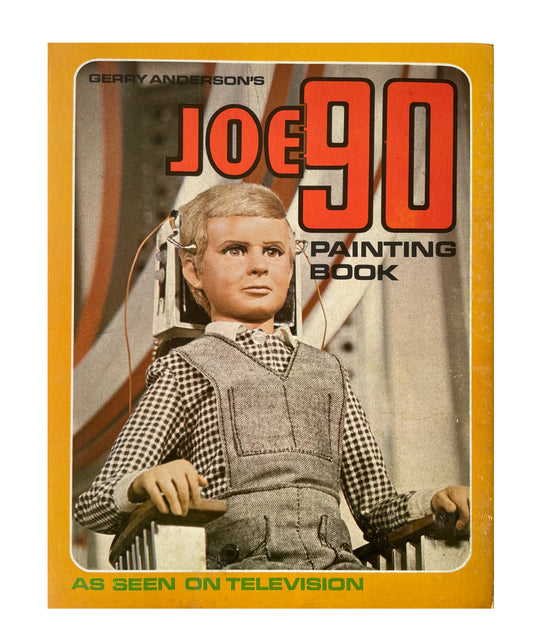 Vintage Gerry Andersons 1968 Ultra Rare Joe 90 Painting Story Book J1- As Seen In The Television Series - Century 21 Publishing - Shop Stock Room Find