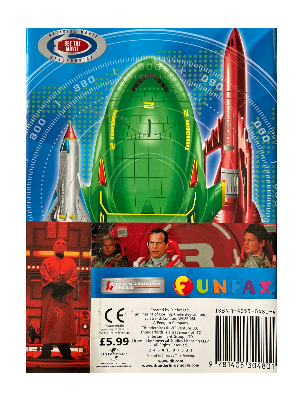 Funfax File Vintage 2004 Gerry Andersons Thunderbirds Are Go The Movie Internation ...