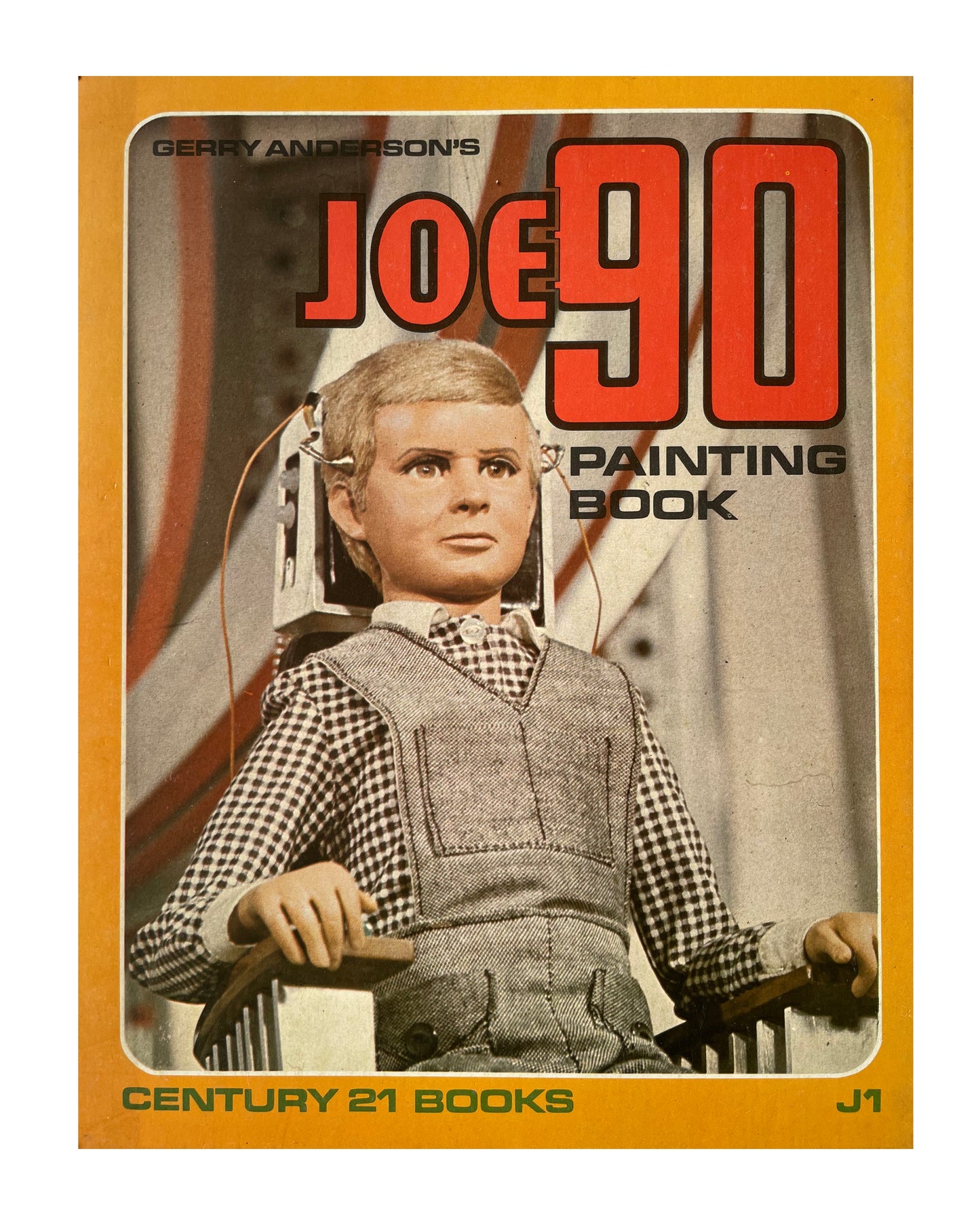 Vintage Gerry Andersons 1968 Ultra Rare Joe 90 Painting Story Book J1- As Seen In The Television Series - Century 21 Publishing - Shop Stock Room Find