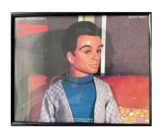 Vintage ITC Entertainment 1999 Gerry Andersons Thunderbirds - Scott Tracy Framed Picture Print