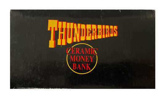 Vintage 1991 Gerry Andersons Thunderbirds - Lady Penelopes FAB 1 Ceramic Money Box - In The Original Box Very Very Rare - Shop Stock Room Find