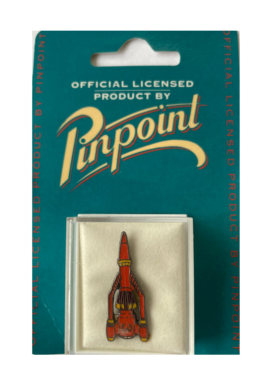 Vintage Pinpoint 1992 Gerry Andersons Thunderbirds Lapel Pin Badge - Thunderbird 3 - Brand New Factory Sealed Shop Stock Room Find