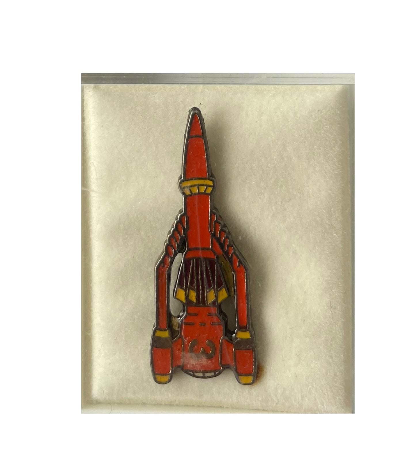 Vintage Pinpoint 1992 Gerry Andersons Thunderbirds Lapel Pin Badge - Thunderbird 3 - Brand New Factory Sealed Shop Stock Room Find