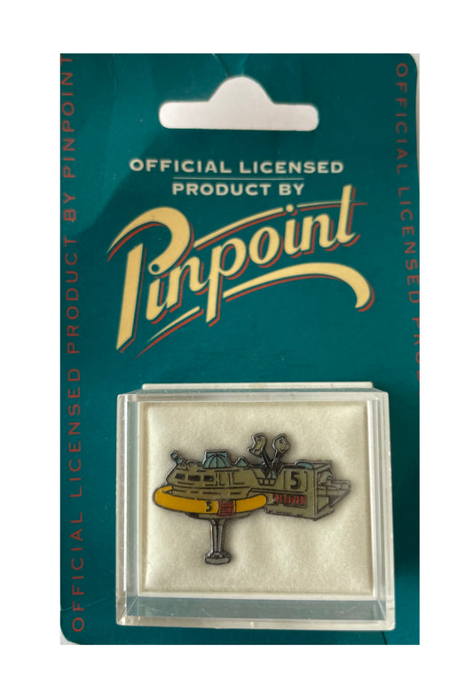 Vintage Pinpoint 1992 Gerry Andersons Thunderbirds Lapel Pin Badge - Thunderbird 5 - Brand New Factory Sealed Shop Stock Room Find
