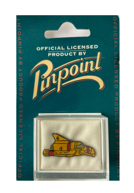 Vintage Pinpoint 1992 Gerry Andersons Thunderbirds Lapel Pin Badge - Thunderbird 4 - Brand New Factory Sealed Shop Stock Room Find