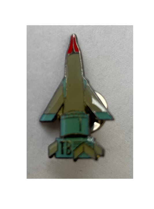 Vintage Pinpoint 1992 Gerry Andersons Thunderbirds Lapel Pin Badge - Thunderbird 1 - Former Shop Counter Display Item