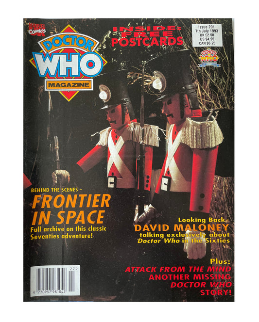 Vintage BBC Doctor Dr Who Magazine Issue Number 201 7th July 1993 - With Free Postcards