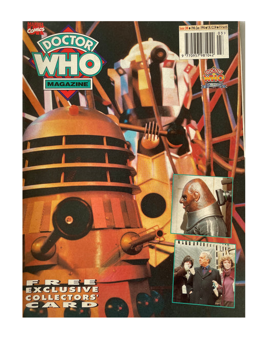 Vintage BBC Doctor Dr Who Magazine Issue Number 208 19th January 1994