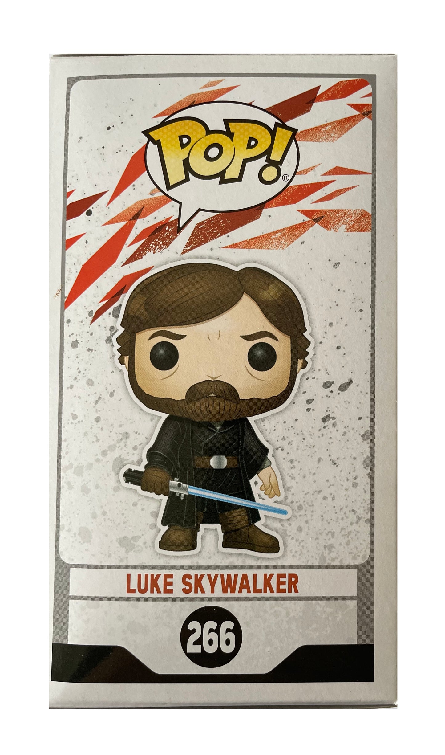 Funko 2018 - Star Wars - Luke Skywalker Jedi Master Pop Vinyl Bobble Head Figure No. 266 - Brand New Shop Stock Room Find