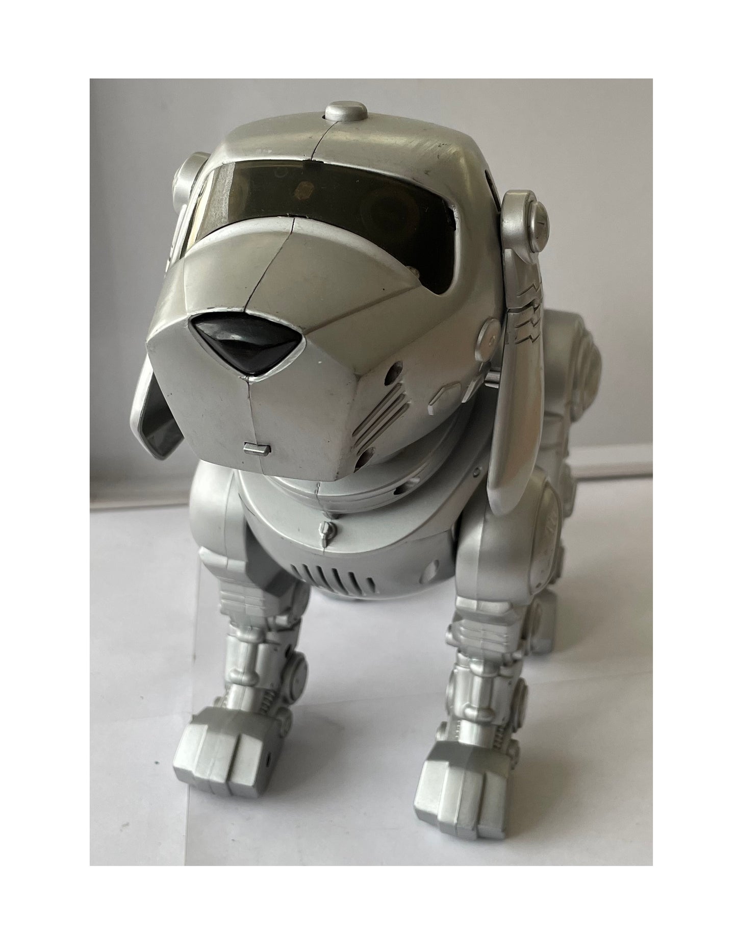 Vintage Tekno 1990's Manley - The Robot Silver Puppy Dog - Fully Working