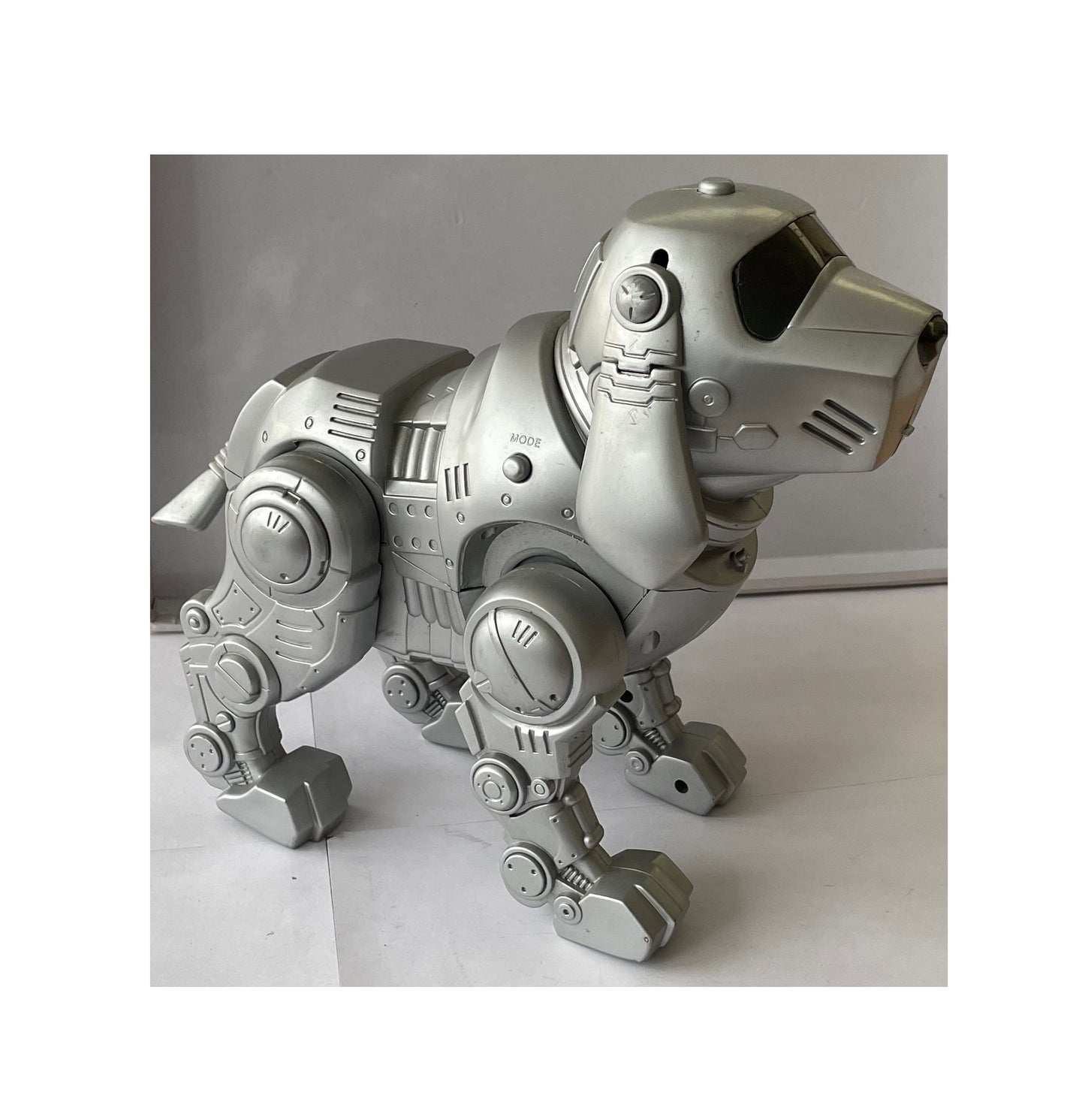 Vintage Tekno 1990's Manley - The Robot Silver Puppy Dog - Fully Working