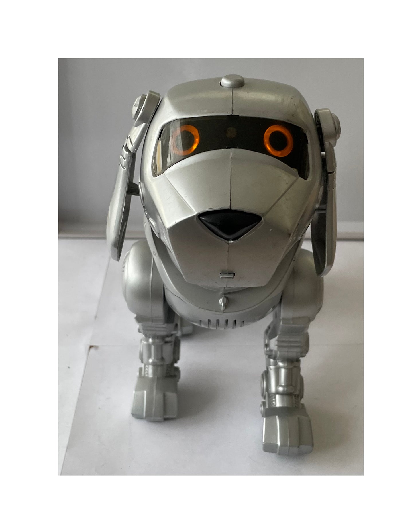 Vintage Tekno 1990's Manley - The Robot Silver Puppy Dog - Fully Working
