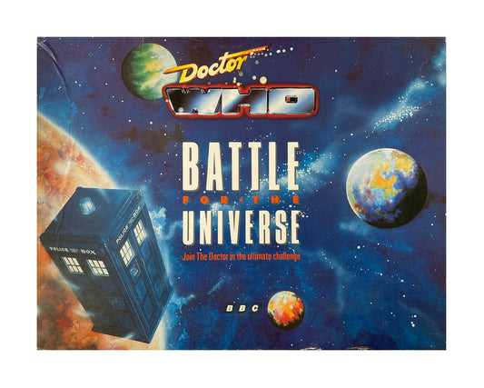 Vintage 1989 Doctor Dr Who The Battle For The Universe Board Game By The Games Team Ltd - Complete In The Original Box