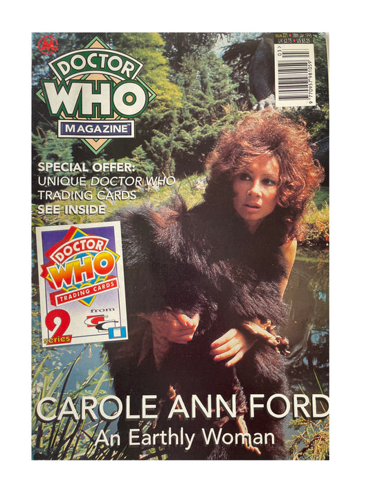 Vintage BBC Doctor Dr Who Magazine Issue Number 221 18th January 1995 - Shop Stock Room Find