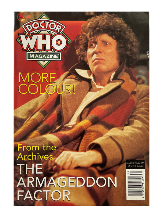 Vintage BBC Doctor Dr Who Magazine Issue Number 223 15th March 1995 - Shop Stock Room Find