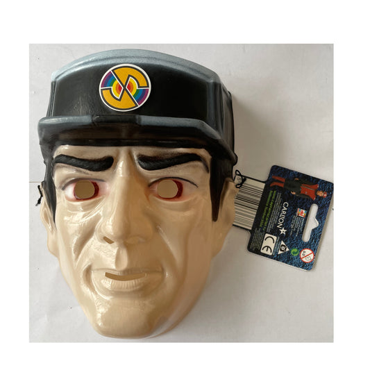 Vintage Dekker Toys 2001 - Gerry Andersons Captain Scarlet And The Mysterons - Captain Black Kids Face Mask - Shop Stock Room Find