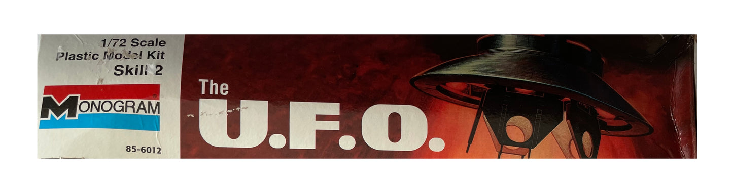 Vintage Monogram 2003 The U.F.O. Flying Saucer 1/72 Scale Plastic Model Kit Moulded In Silver - Factory Sealed Shop Stock Room Find.
