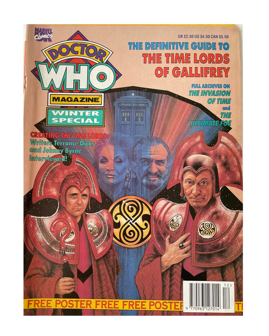 Vintage BBC Doctor Dr Who Magazine Winter Special 1992 - With Free Poster - Shop Stock Room Find