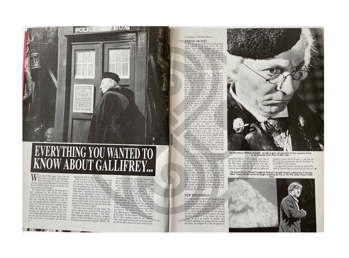 Vintage BBC Doctor Dr Who Magazine Winter Special 1992 - With Free Poster - Shop Stock Room Find