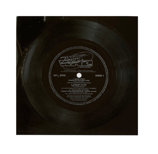 Vintage 1990 Doctor Dr Who Magazine Abslom Daak Flexi 7" Vinyl Disc Record - Very Good Condition