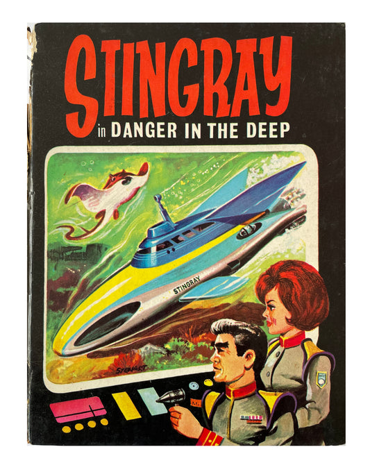 Vintage 1964 Gerry Andersons Stingray In - Danger In The Deep Hardback Story Book.
