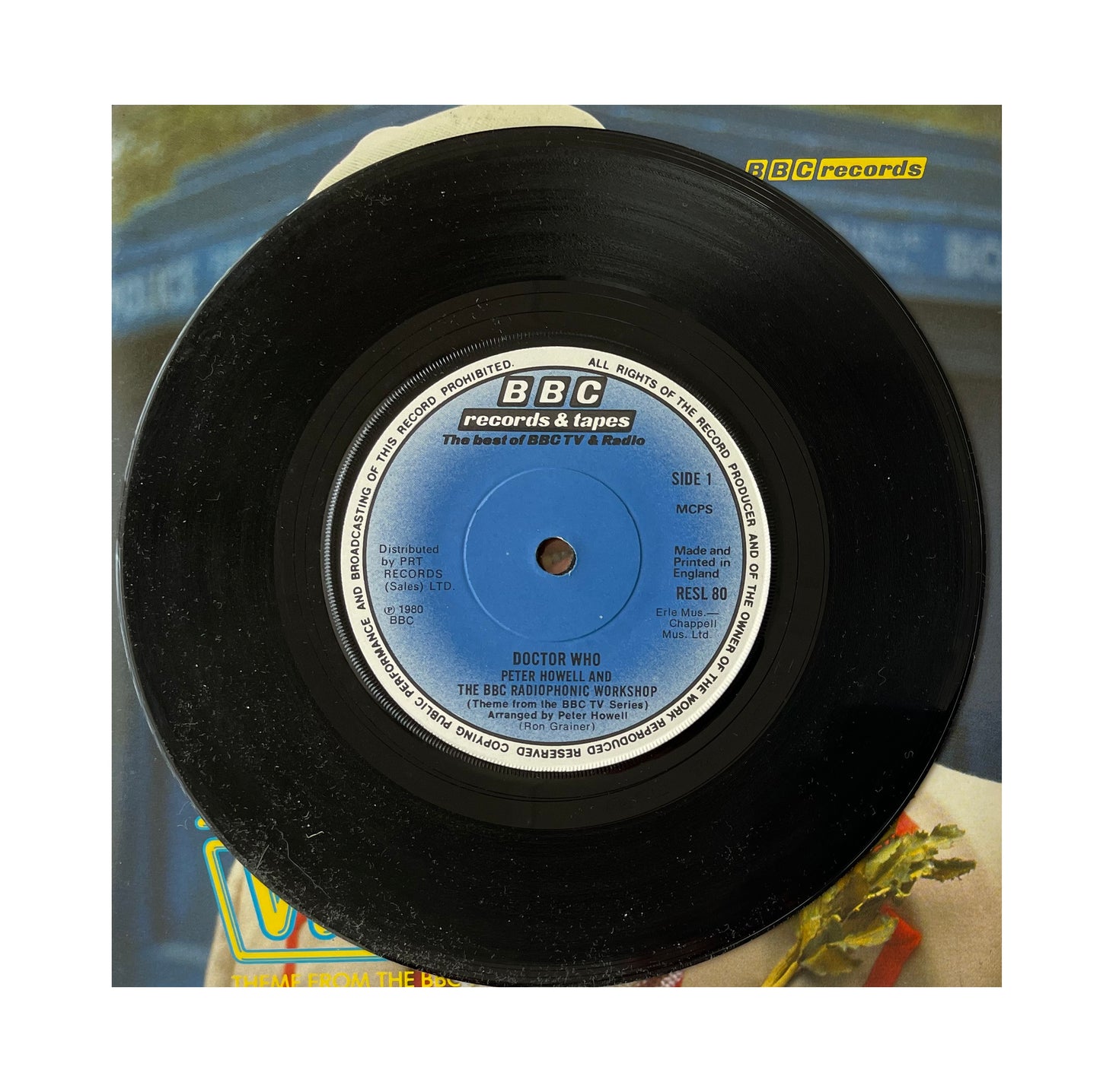 Vintage 1981 Doctor Dr Who Theme From The TV Series 7 Inch Vinyl Record - Shop Stock Room Find
