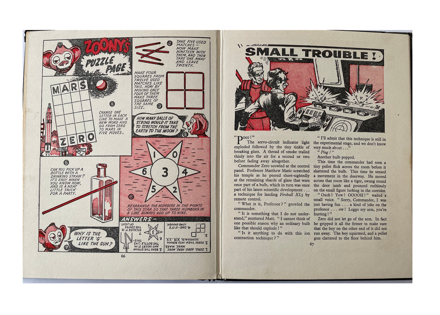 Vintage Gerry Andersons Fireball XL5 Annual 1966