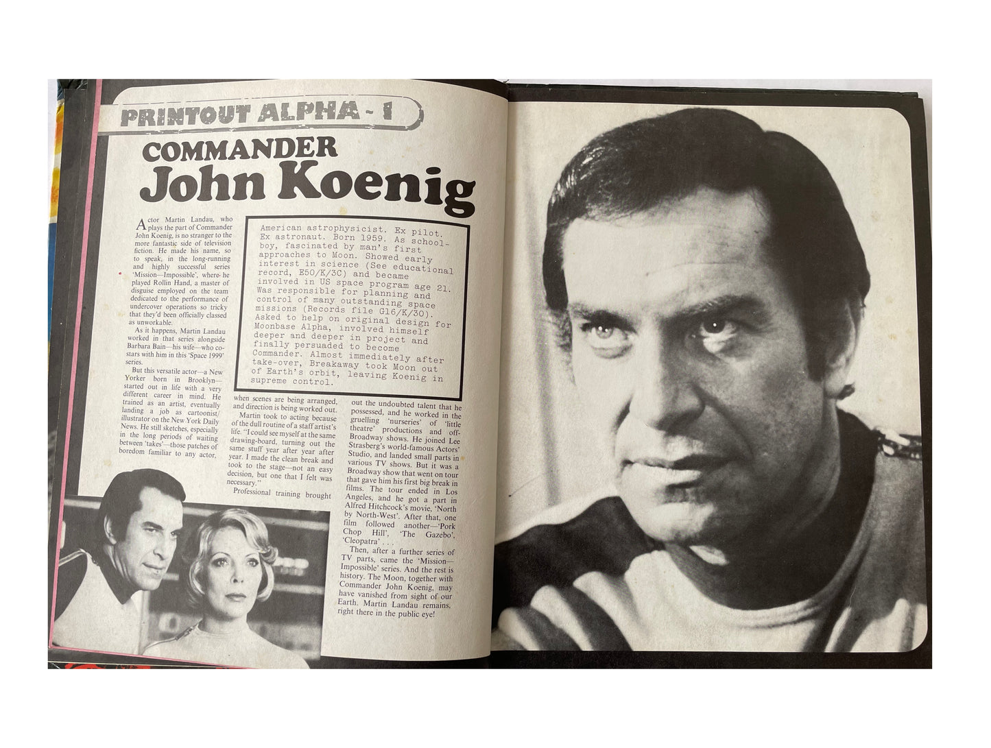 Vintage Gerry Andersons Space 1999 Annual 1977 - Fantastic Condition
