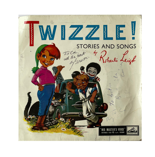 Vintage 1958 His Masters Voice Presents Twizzle Stories And Songs By Roberta Leigh - 45RPM EP Extended Play Vinyl Record In The Original Sleeve