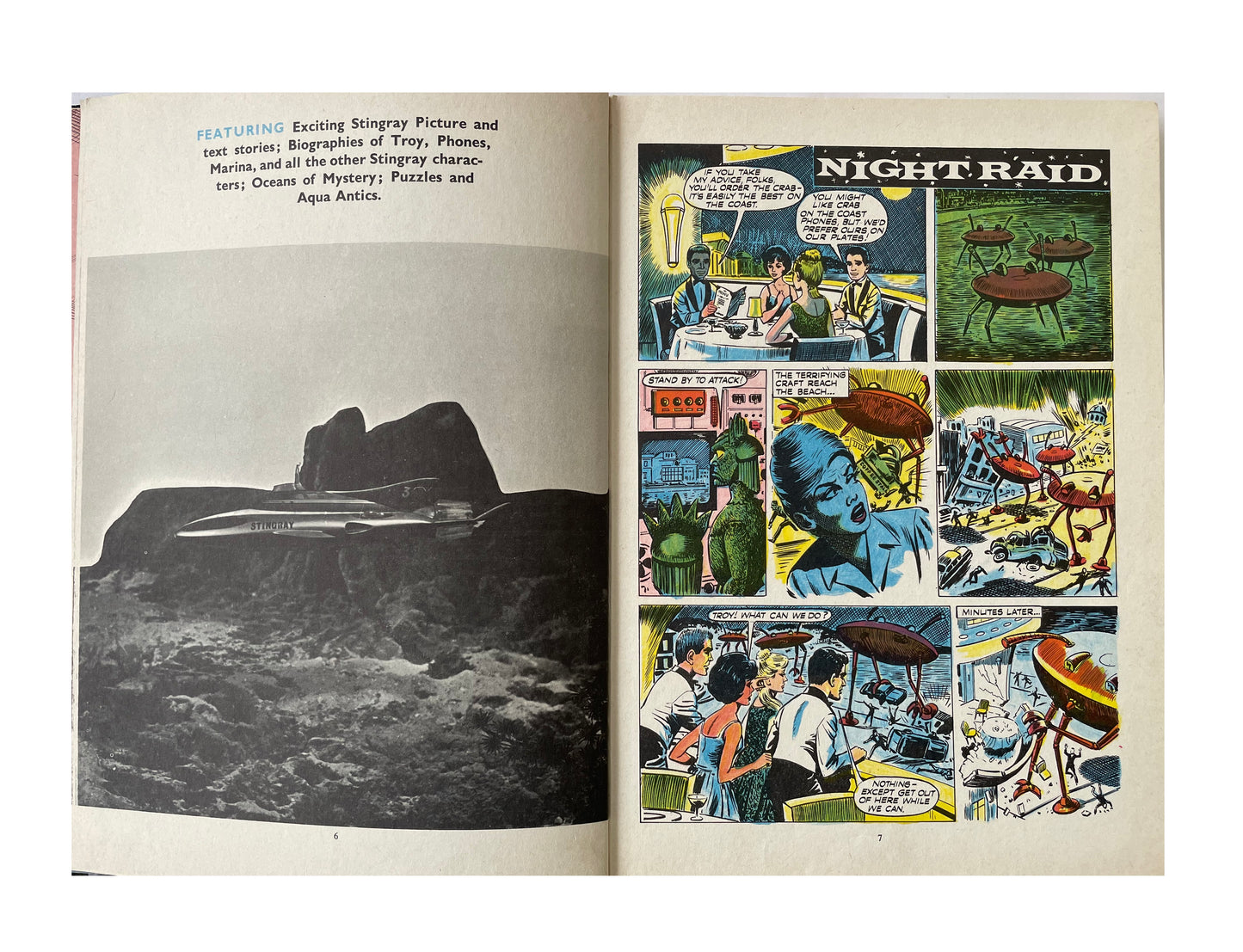 Vintage Gerry Andersons Stingray Annual 1965 (Copy)