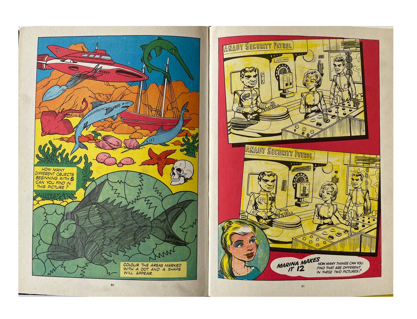 Vintage Gerry Andersons Stingray Annual 1965 (Copy)