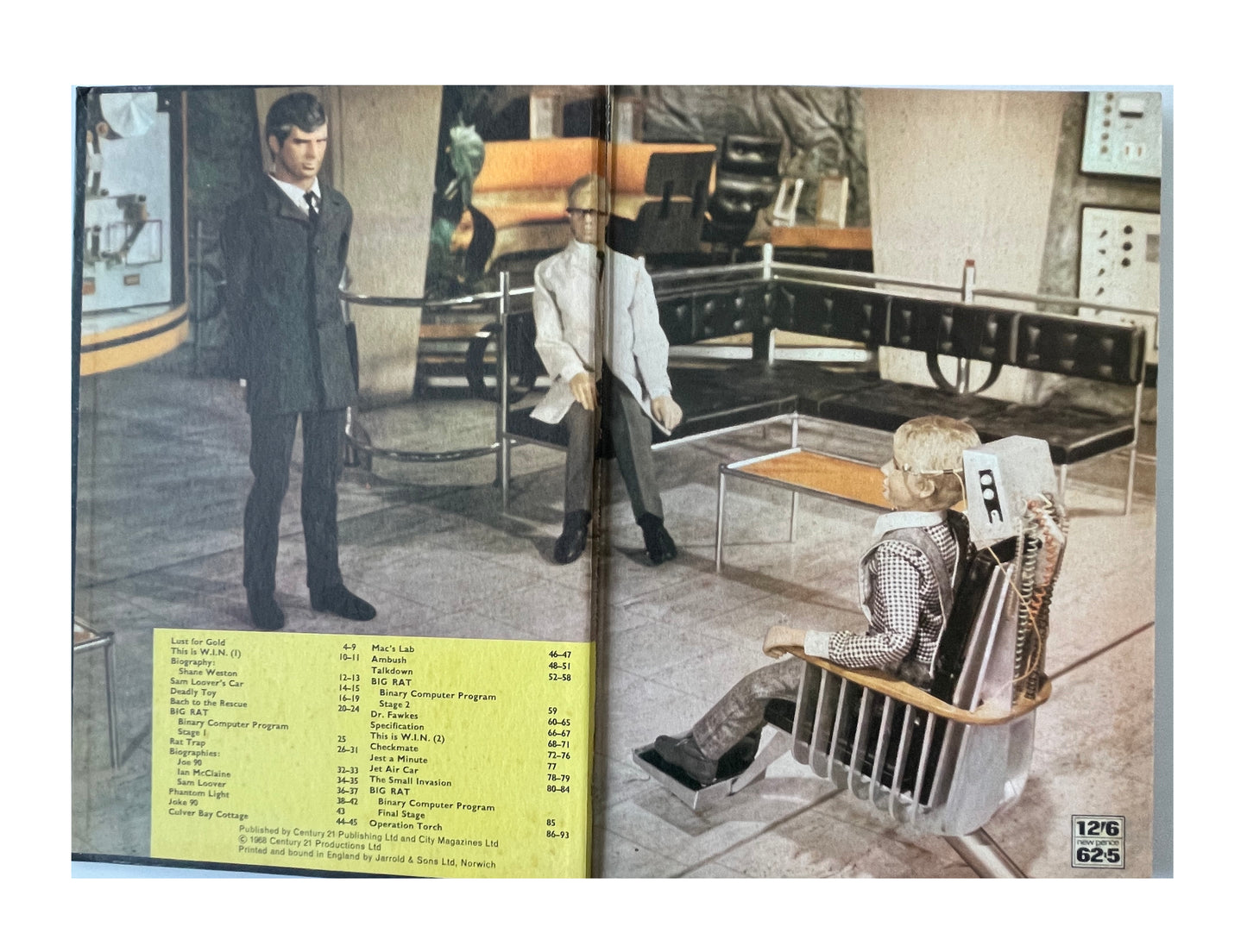 Vintage Gerry Andersons Joe 90 Annual from 1968