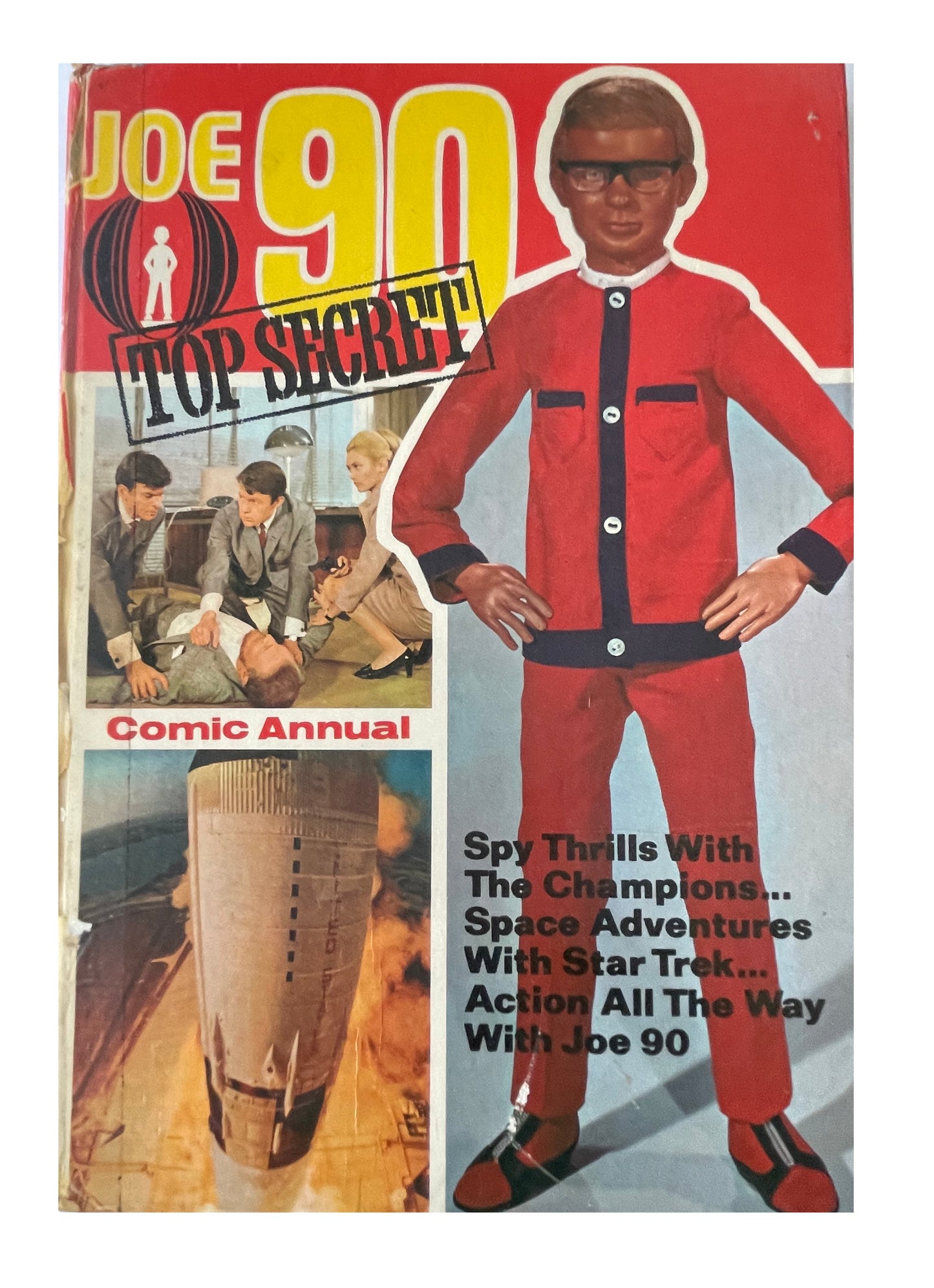 Vintage Gerry Andersons Joe 90 Top Secret Comic Annual 1969