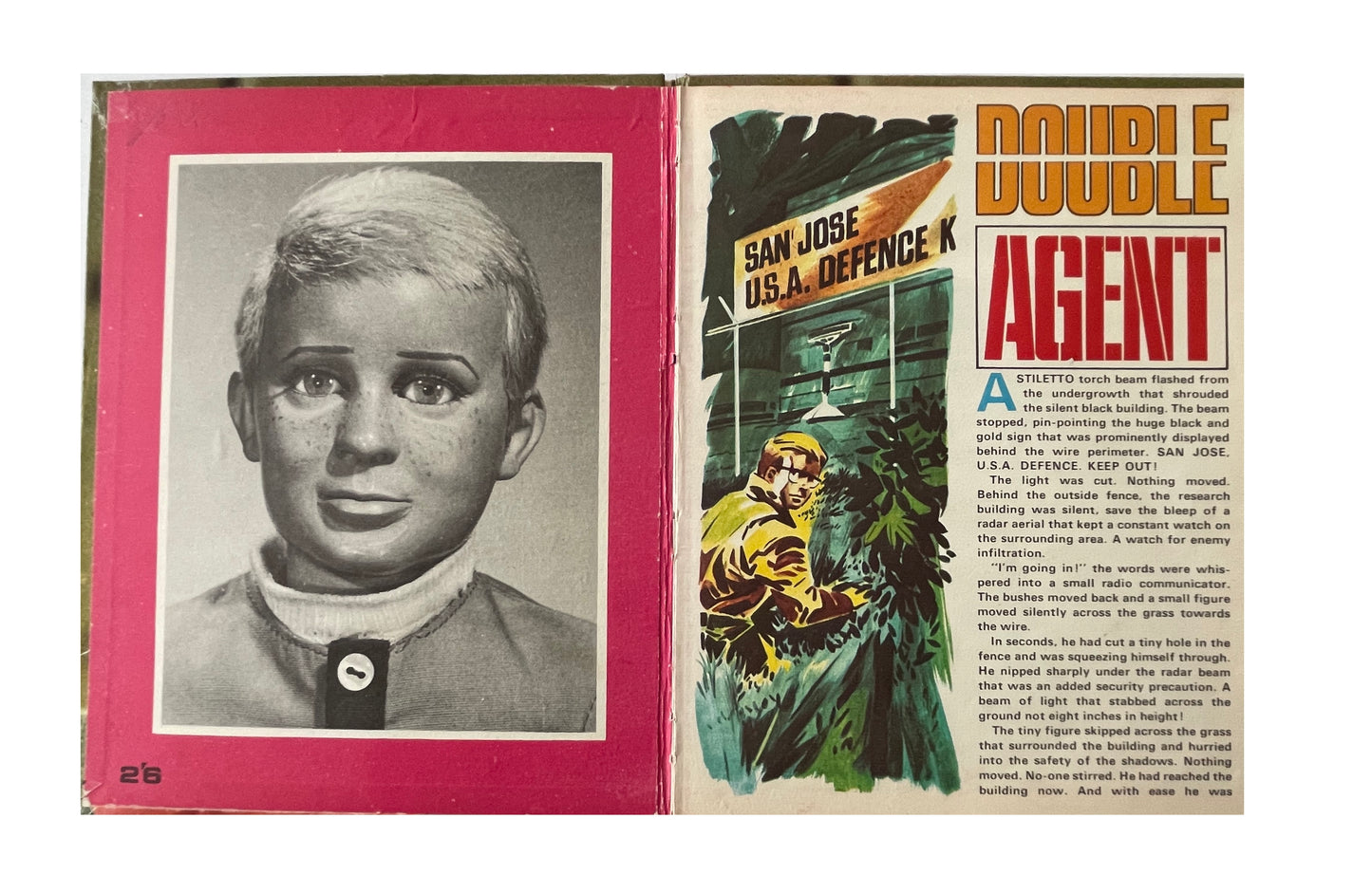 Vintage Gerry Andersons 1968 Ultra Rare Joe 90 Story Book Double Agent/Flying Visit - Century 21 Books - Fantastic Condition Ultra Rare Book …